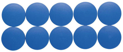 Imán de mazo redondo 10 piezas 2,5 kg ferrita de plástico bruchsicher erodiert lackert ø 3,8 x 1,55 cm azul