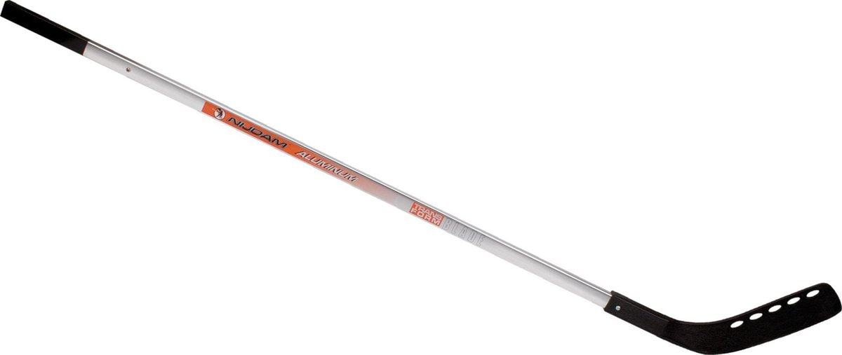 Mazza da hockey da strada Nijdam in alluminio - 135 cm - arancione argento