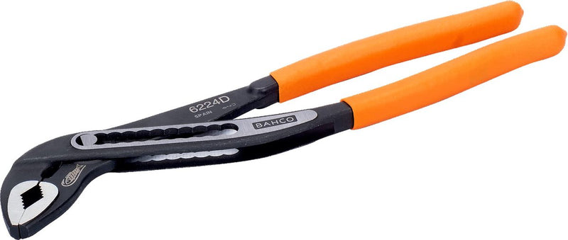 Alicates para bombas de agua Bahco | mango de pvc | fosfatado | 250 mm - 6224d
