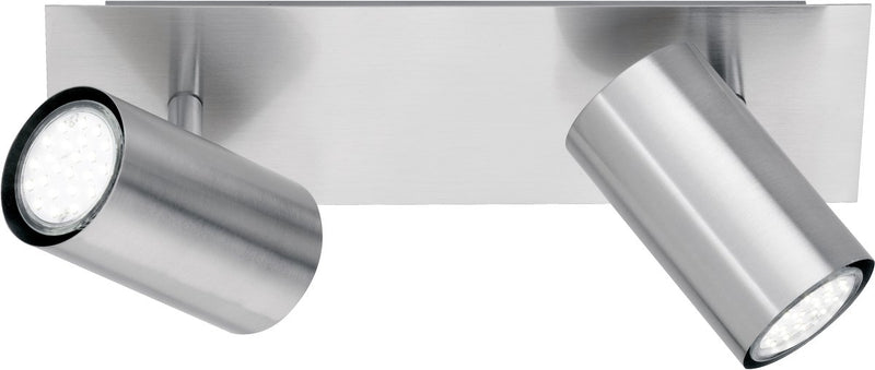 Trio marley - spot - nikkel mat - excl. 2x gu10 3w
