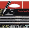 Stabilo pen 68 pennarelli metallici argento oro rame - 3 pz.