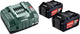 Pic metabo basic set 2x 18 volt 5.2ah batteries | k+mix - 685051000