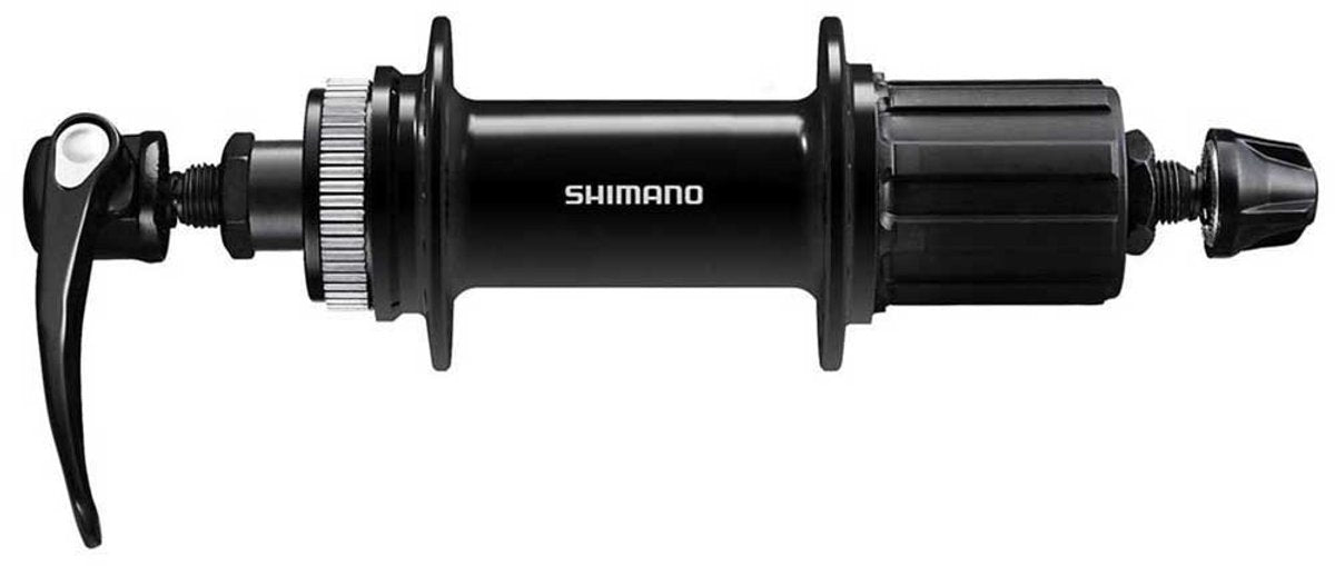 Shimano fh-qc400-hm-b cl disc qr achternaaf zilver 36h 9 x 141 mm