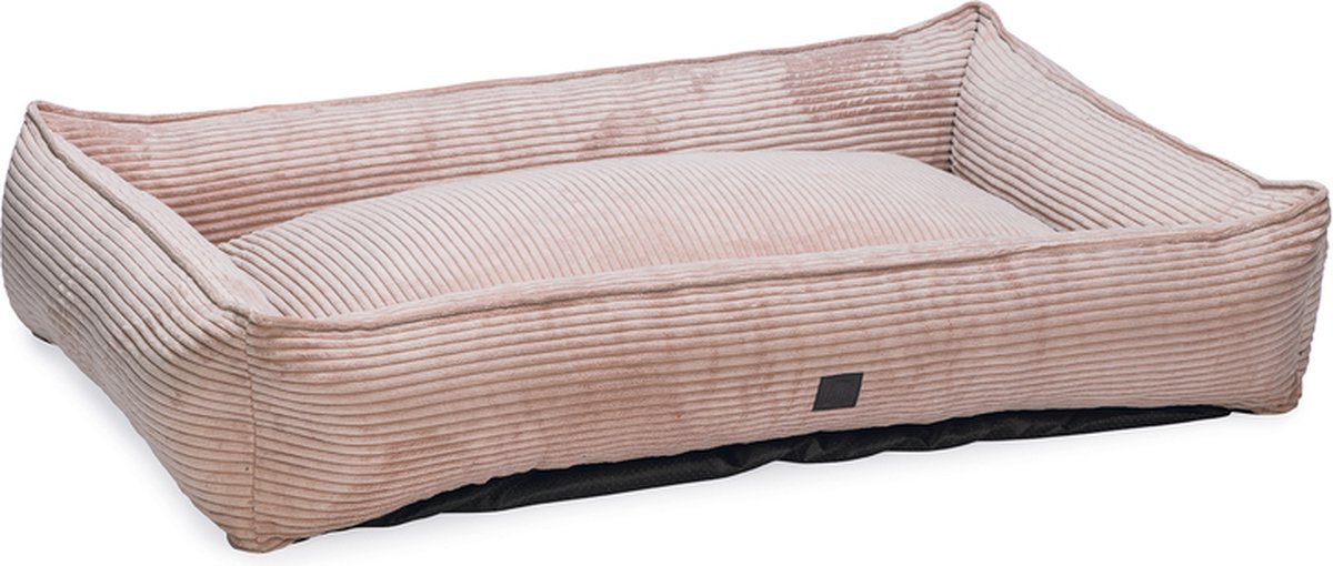 Designed by lotte ribbed - dog bed - pink - 120x80x23 cm