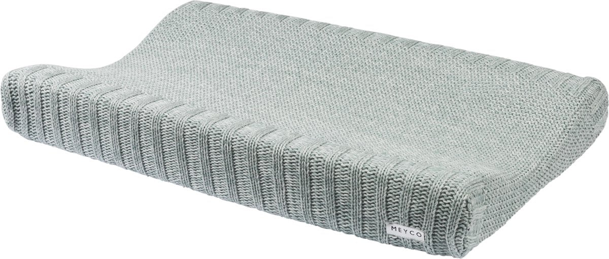 Copri fasciatoio misto Meyco baby Relief - verde pietra - 50x70 cm