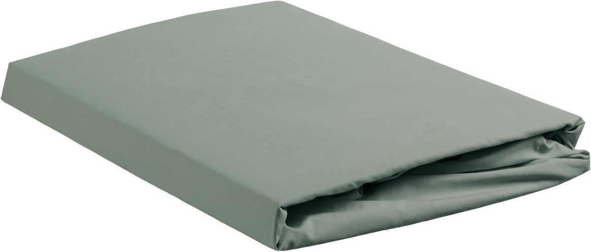 Ambiante katoen - topper hoeslaken - 200x200 - groen