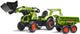Falk Claas trap tractor maxi set con cargadora, excavadora y remolque
