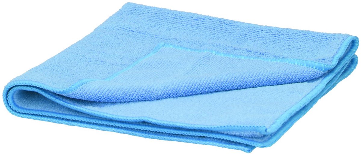 All ride - microvzeldoek 40x40cm - schoonmaakdoek - microvezel (mf) - blauw