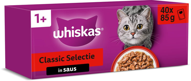 Whiskas Multipack Pouch Selección para adultos carne en salsa