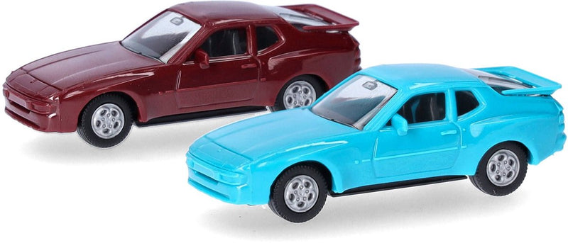 Herpa porsche 944, rojo azul (mini kit 2 uds.)