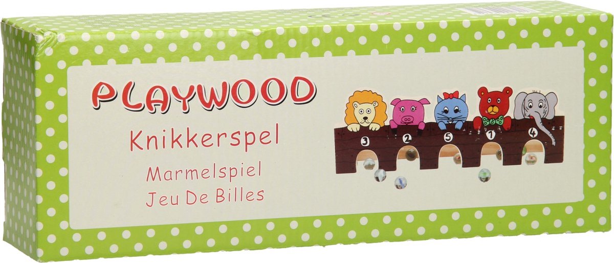 Playwood Marble Game Wild Animals