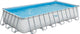 Onde estive piscina telaio d'élite rettangolare 732 x 366 x 132 cm + pompa filtro