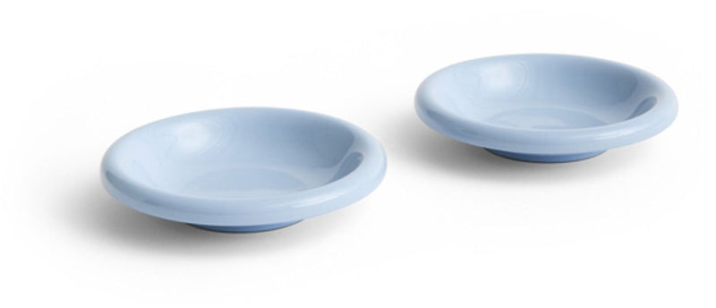 Hay barro plato hondo ø20 juego de 2 azul claro