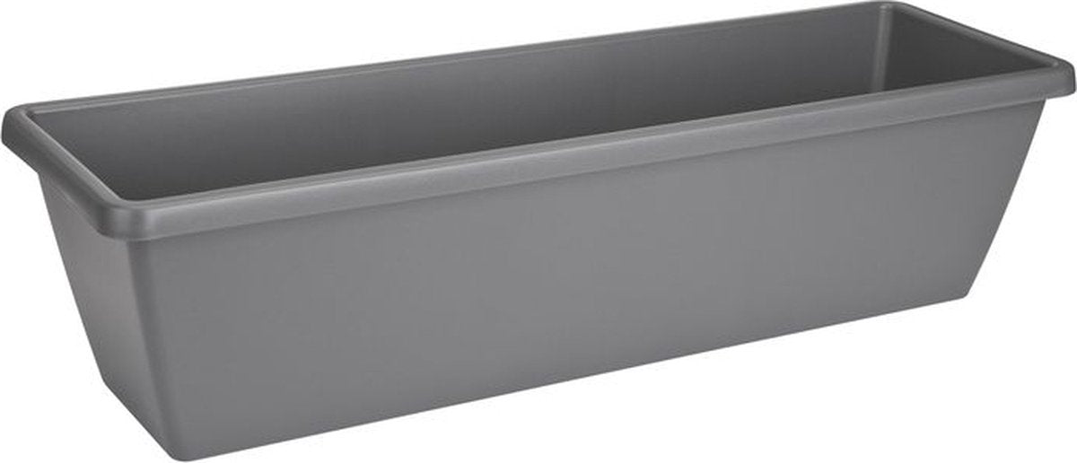 Elho barcelona xl 80 - fioriera per balcone esterno - ø 77,8 x h 20,3 cm - antracite