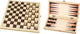 Set dama e backgammon per giochi caldi - dimensioni del campo 30 mm - 29 x 14,5 x 4,5 cm