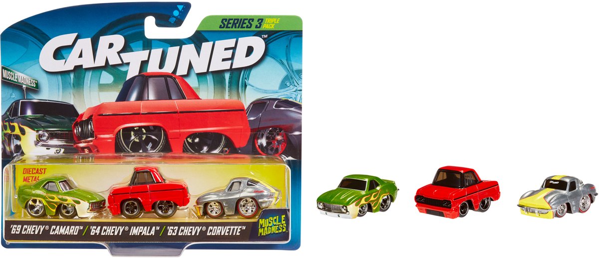Mga Entertainment Cartuned Serie 3 Muscle Madness - 3 pezzi.