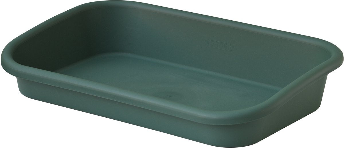 Naturaleza - plato para macetas - h11 x 59 x 39cm - verde -