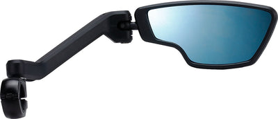 Bbb cycling cityview specchietto per bicicletta e-bike destro - adatto per manubri di ø 19-26 mm - rivestimento antiriflesso - specchietto retrovisore per bicicletta - nero - bbm-05