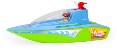 Barco deportivo Lena Boazz con bomba y diversión acuática.