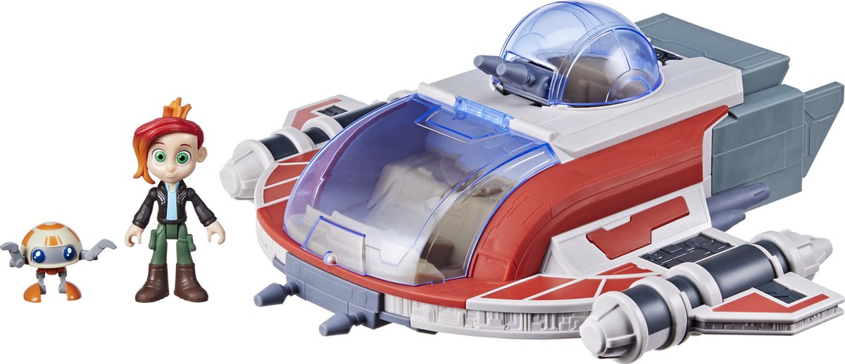 Hasbro Star Wars The Crimson Firehawk - Space Shuttle per più di 3 anni - Avventure per giovani Jedi