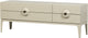 Mueble TV Woood merge - madera de eucalipto - beige polvo - 57x160x44