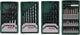 Set trapano Bosch x-line - 46 pezzi - per legno, metallo e pietra