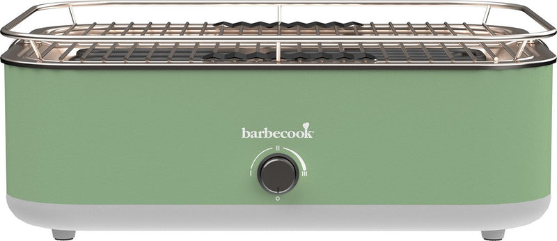 Barbecook e-carlo mesa barbacoa eléctrica parís verde 42,5x33x16,5cm