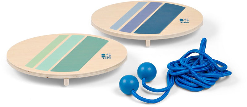 Bs toys Juego de tira y afloja de madera para dos - 3 partes.