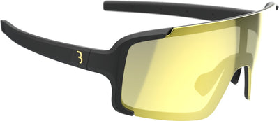 Gafas de ciclismo sin montura Bbb Cycling Chester PH - Gafas de ciclismo fotocromáticas con lentes tóricas - De montura completa - Grilamid - Negro mate MLC Gold - BSG-69PH