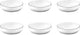 Medard de noblat - yaka black - piatto insalata e pasta 20 cm - 6 pezzi - porcellana