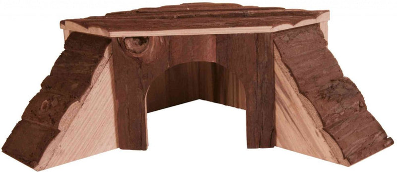 Trixie casita para cobayas - madera de corteza 37x35x15 cm - vida natural, madera de coníferas