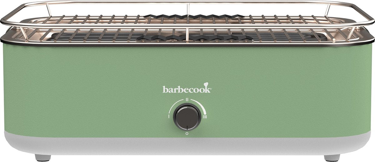 Barbecook e-carlo mesa barbacoa eléctrica parís verde 42,5x33x16,5cm