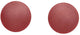 Maglio magnete rotondo solido 2 pezzi 2,5 kg plastica ferrite bruchsicher ø 3,8 x 1,55 cm rosso
