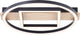 Brilliant ag shiny maureen - plafón - led 24w - 3000k - negro - madera