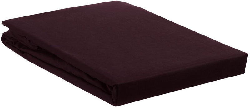 Ambiante - katoen - hoeslaken - 160x220 cm - rood