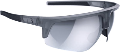 Bbb Cycling Comet Gafas De Ciclismo Para Hombre Y Mujer - Gafas Deportivas Duraderas - Gafas De Ciclismo Adecuadas Para Carreras, MTB Gravel - Plata MLC Transparente Mate - Bsg-75