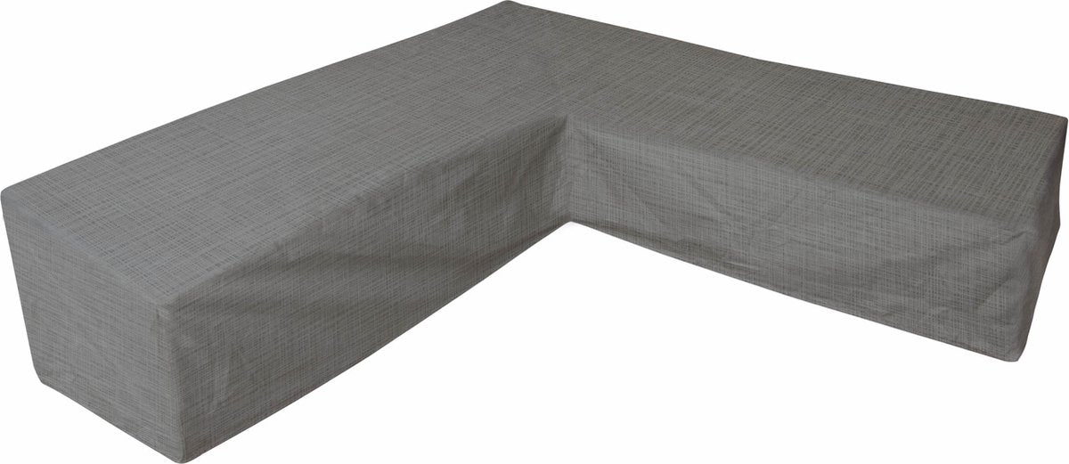 Eurotrail funda impermeable para sofá esquinero en forma de L, cantonic 305x250x100 70 cm, gris