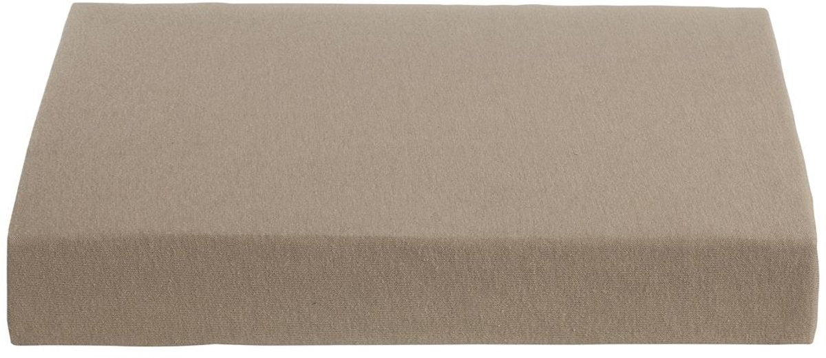 Jersey Ambiante - lenzuolo con angoli topper - 90x200 210 220 - tortora