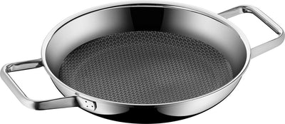 Wmf profi resist - bandeja para servir - ø 24 cm - acero inoxidable - inducción - revestimiento antiadherente - duradera