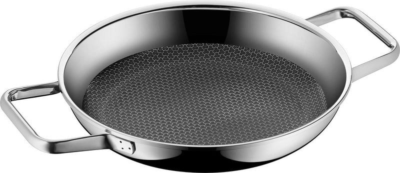 Wmf profi resist - bandeja para servir - ø 24 cm - acero inoxidable - inducción - revestimiento antiadherente - duradera