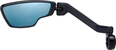 Bbb cycling cityview specchietto per bicicletta e-bike sinistro - adatto per manubri di ø 19-26 mm - rivestimento antiriflesso - specchietto retrovisore per bicicletta - nero - bbm-05