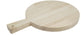 Tabla de cortar de madera Playwood redonda con mango, 34cm