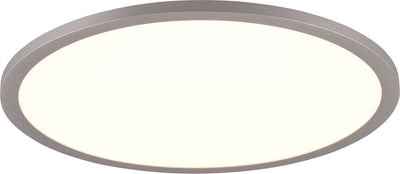 Trio yuma - lámpara de techo - titanio - incl. 1x SMD 20w - atenuador integrado - función de memoria - color de luz ajustable