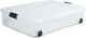 Contenitore trasparente Iris - sotto il letto - con coperchio semiapribile - 50 l - plastica - trasparente - con ruote