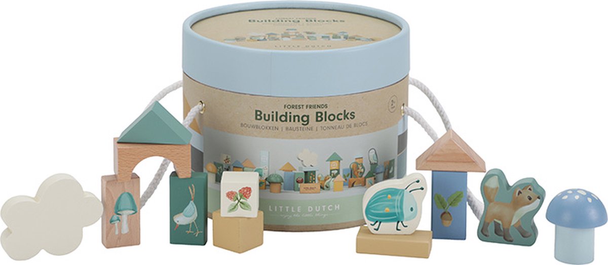 Mattoncini da costruzione Little Dutch Forest Friends in tonnellate