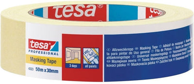 Tesa profesional 1009782 - 4323 cinta adhesiva 50m x 30mm | 10 piezas