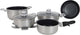 Set pentole Gimex - induzione - argento - 8 pezzi