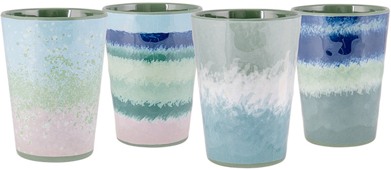 Bo-camp - tazza - aureola - blu verde - 4 pezzi