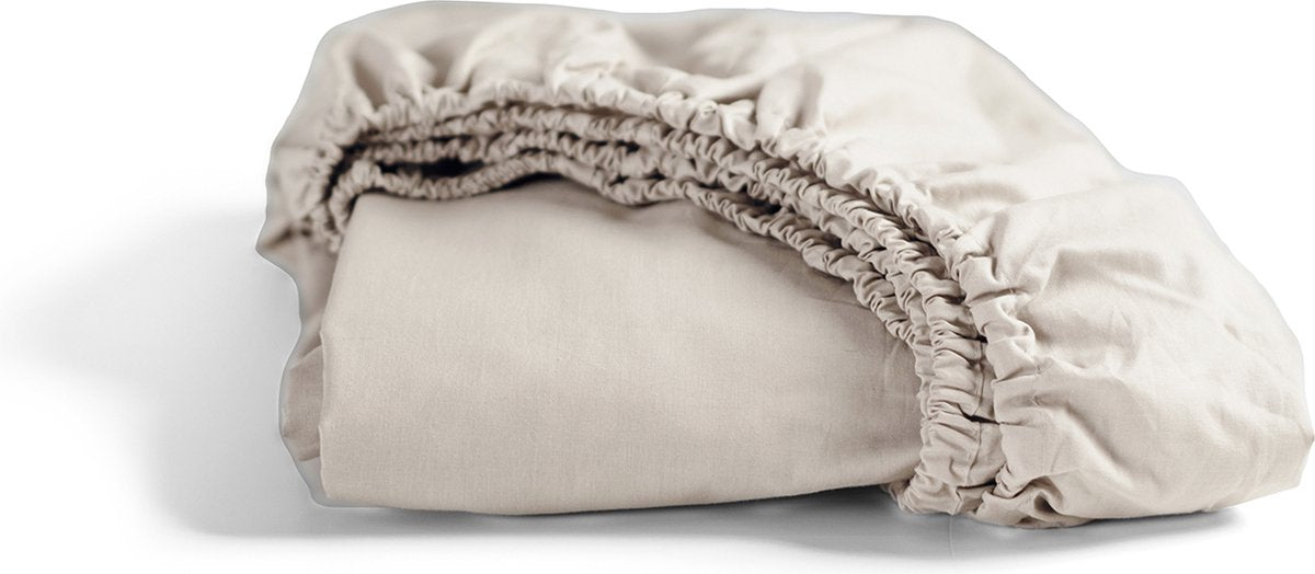 Cenerentola - weekend - lenzuolo con angoli - 100% cotone - 90x200 cm - altezza materasso fino a 25 cm - colore sabbia