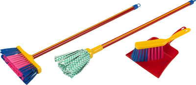 Klein toys pure fresh mop set - mop, broom, hand sweeper and dustpan - 61 cm long mop - 55 cm long broom - multi-colored